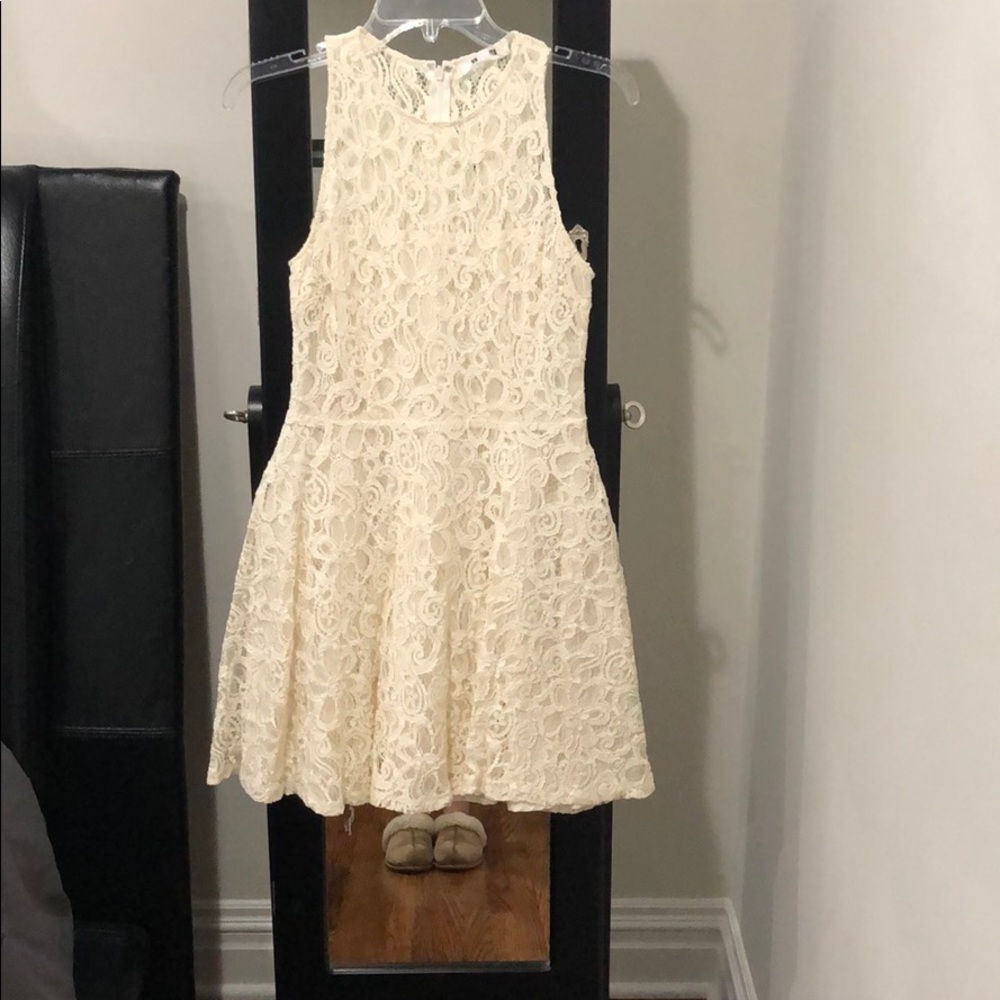 Lace mini dress